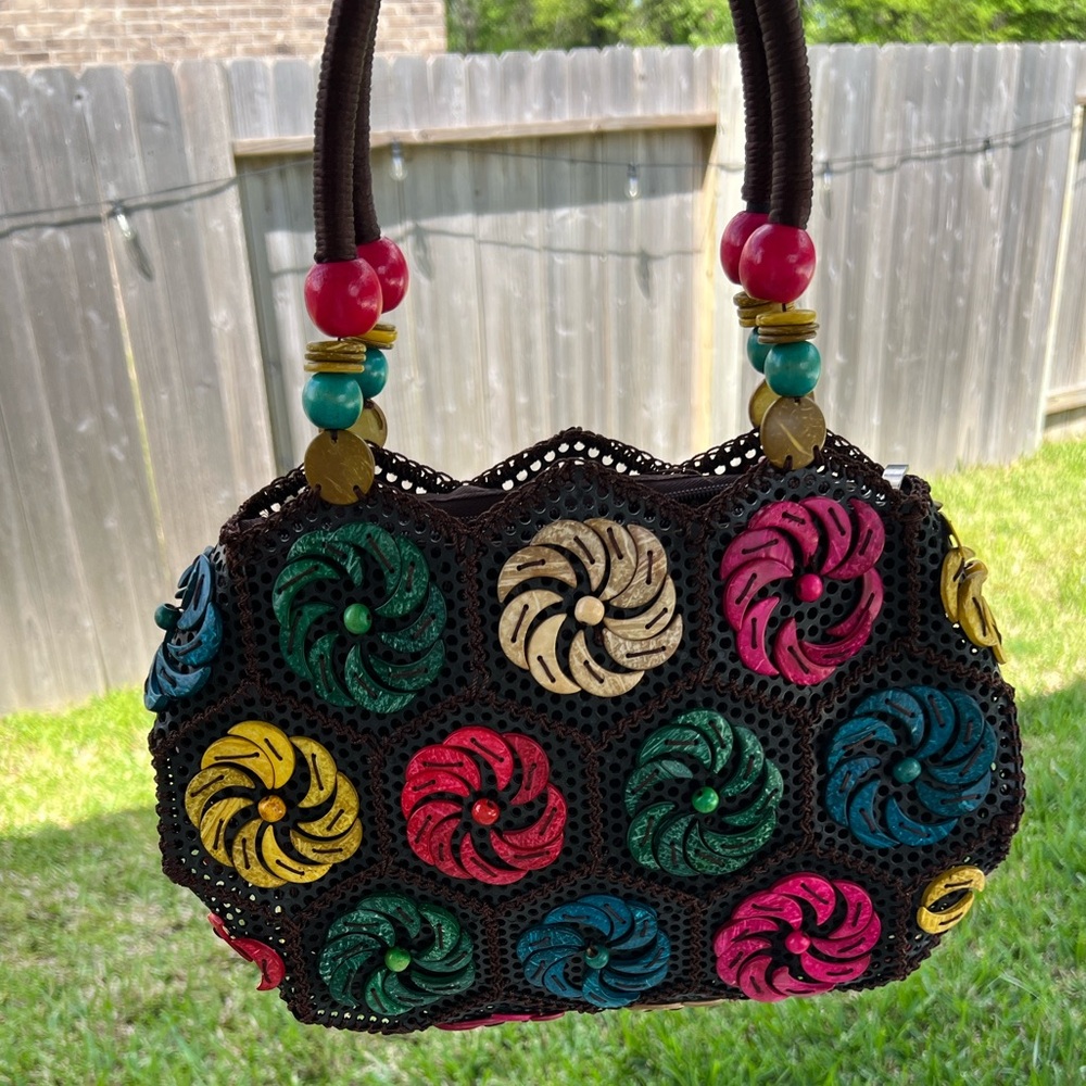 Handcrafted Multicolor Bag - Picture 7 of 10